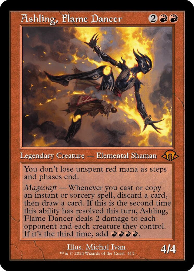 Image for Ashling, Flame Dancer (Retro Frame) (415) (Modern Horizons 3) - Magic: The Gathering