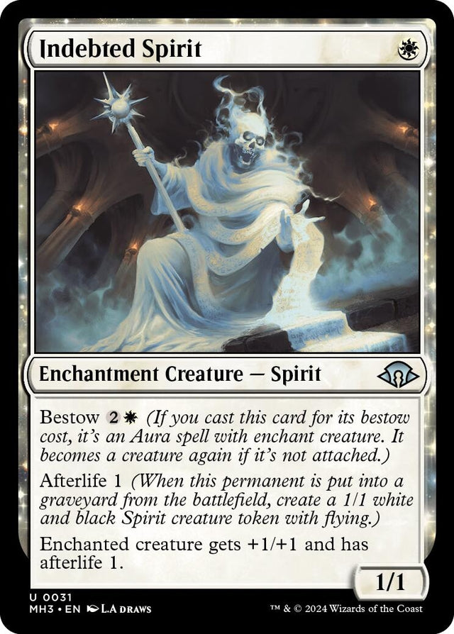 Image for Indebted Spirit (31) (Modern Horizons 3) - Magic: The Gathering