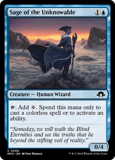Image for Sage of the Unknowable (68) (Foil) (Modern Horizons 3) - Magic: The Gathering