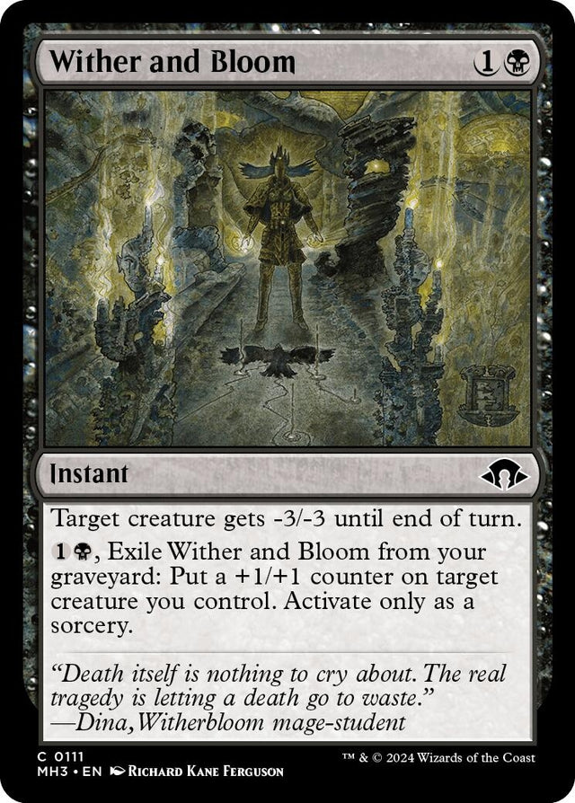 Image for Wither and Bloom (111) (Foil) (Modern Horizons 3) - Magic: The Gathering
