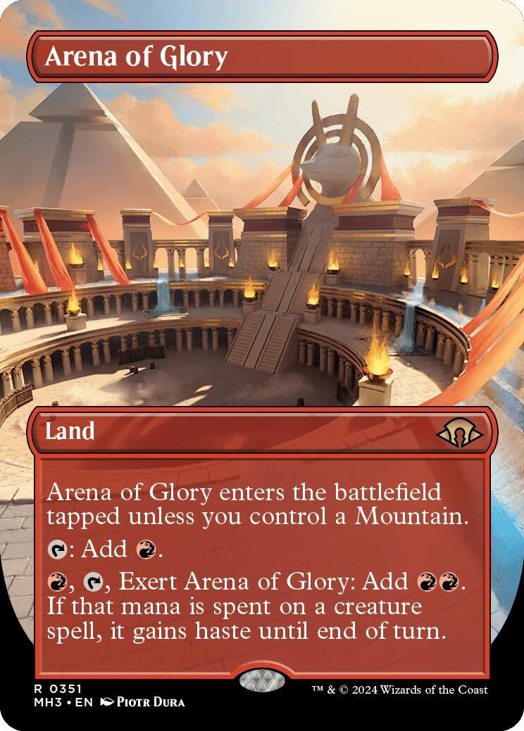 Image for Arena of Glory (Borderless) (351) (Modern Horizons 3) - Magic: The Gathering