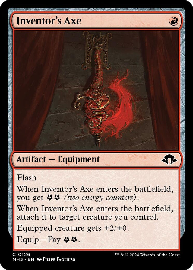 Image for Inventor's Axe (126) (Foil) (Modern Horizons 3) - Magic: The Gathering