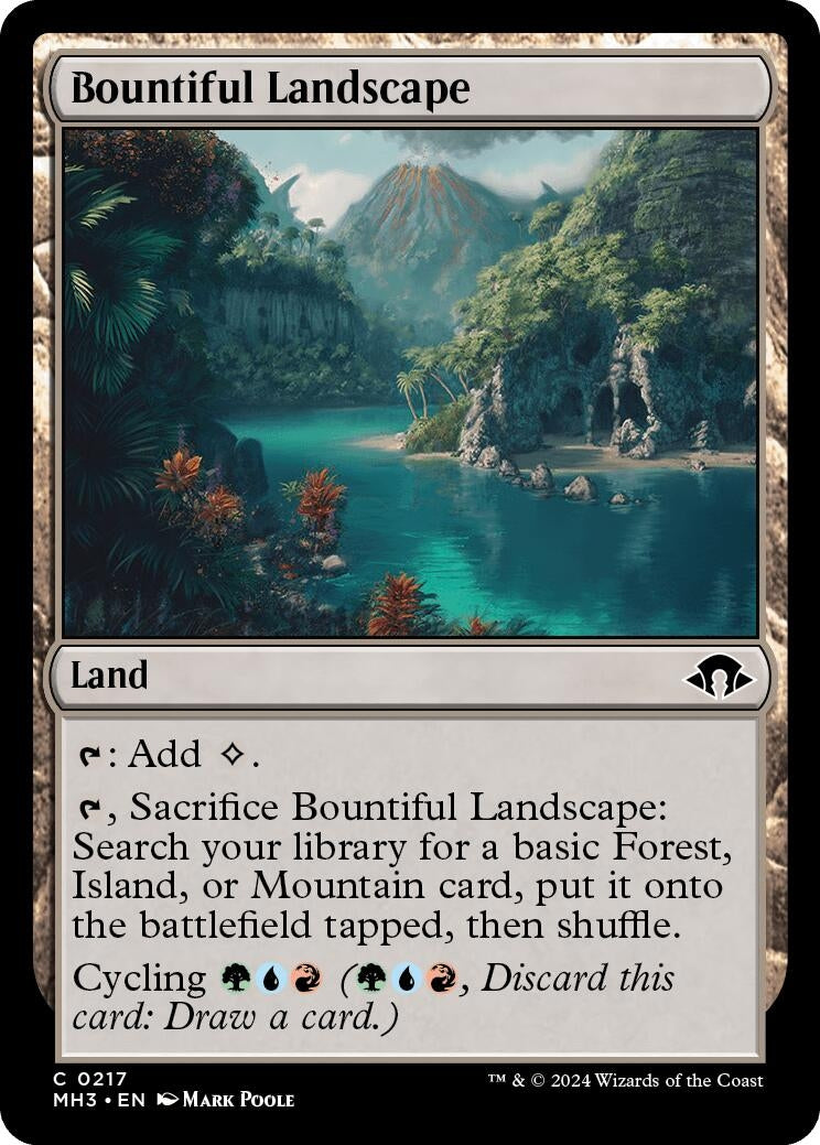 Image for Bountiful Landscape (217) (Foil) (Modern Horizons 3) - Magic: The Gathering