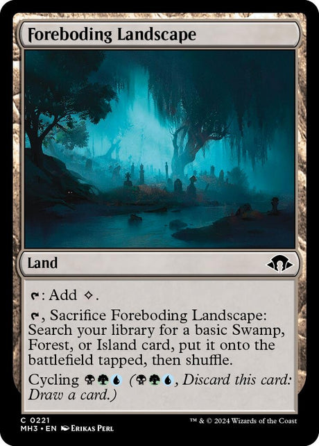 Image for Foreboding Landscape (221) (Foil) (Modern Horizons 3) - Magic: The Gathering