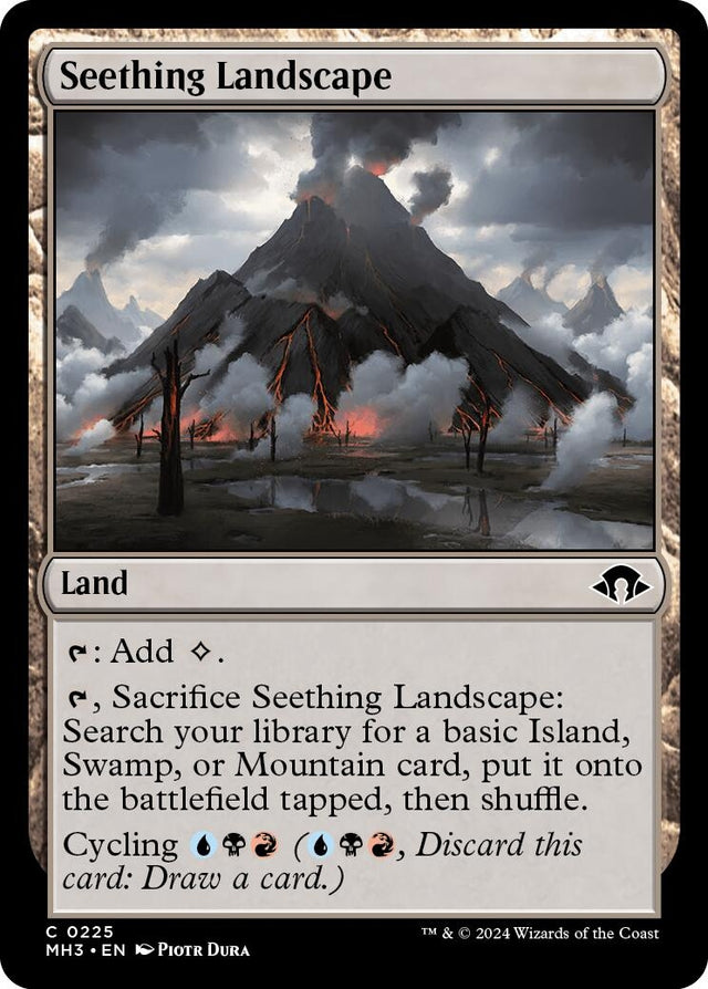 Image for Seething Landscape (225) (Foil) (Modern Horizons 3) - Magic: The Gathering