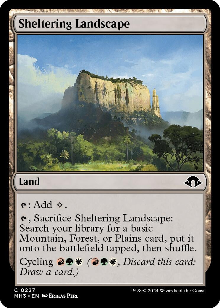 Image for Sheltering Landscape (227) (Foil) (Modern Horizons 3) - Magic: The Gathering