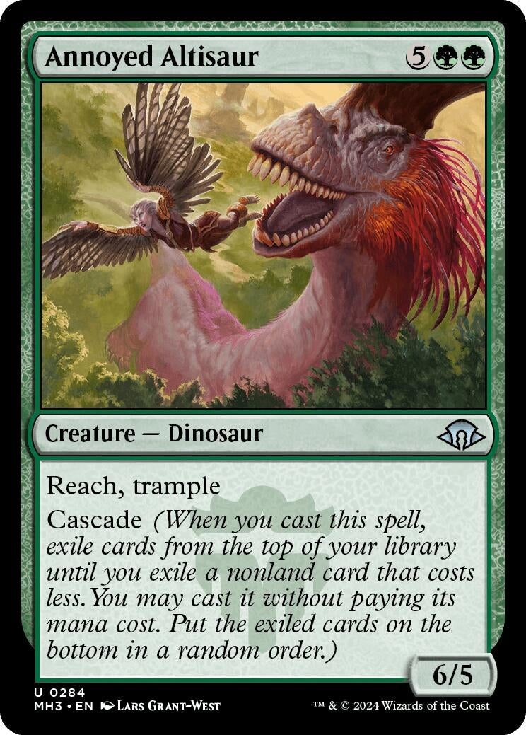 Image for Annoyed Altisaur (284) (Modern Horizons 3) - Magic: The Gathering