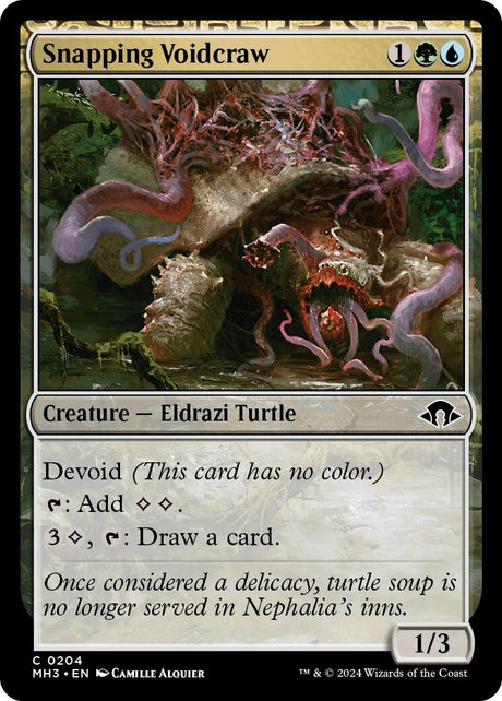 Image for Snapping Voidcraw (204) (Foil) (Modern Horizons 3) - Magic: The Gathering