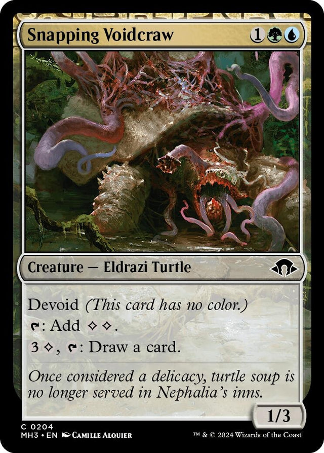 Image for Snapping Voidcraw (204) (Foil) (Modern Horizons 3) - Magic: The Gathering