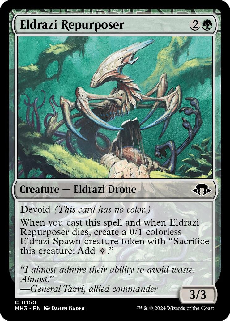 Image for Eldrazi Repurposer (150) (Foil) (Modern Horizons 3) - Magic: The Gathering