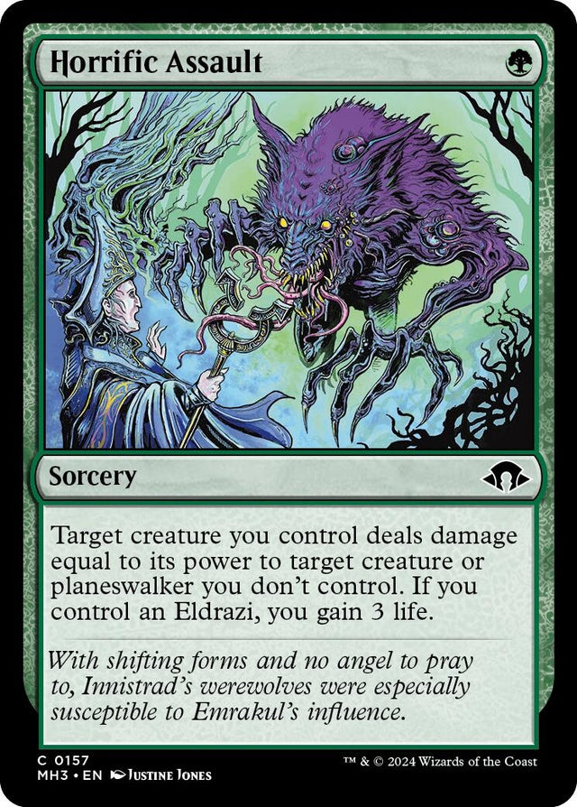 Image for Horrific Assault (157) (Foil) (Modern Horizons 3) - Magic: The Gathering