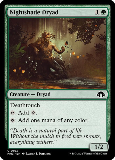 Image for Nightshade Dryad (163) (Foil) (Modern Horizons 3) - Magic: The Gathering