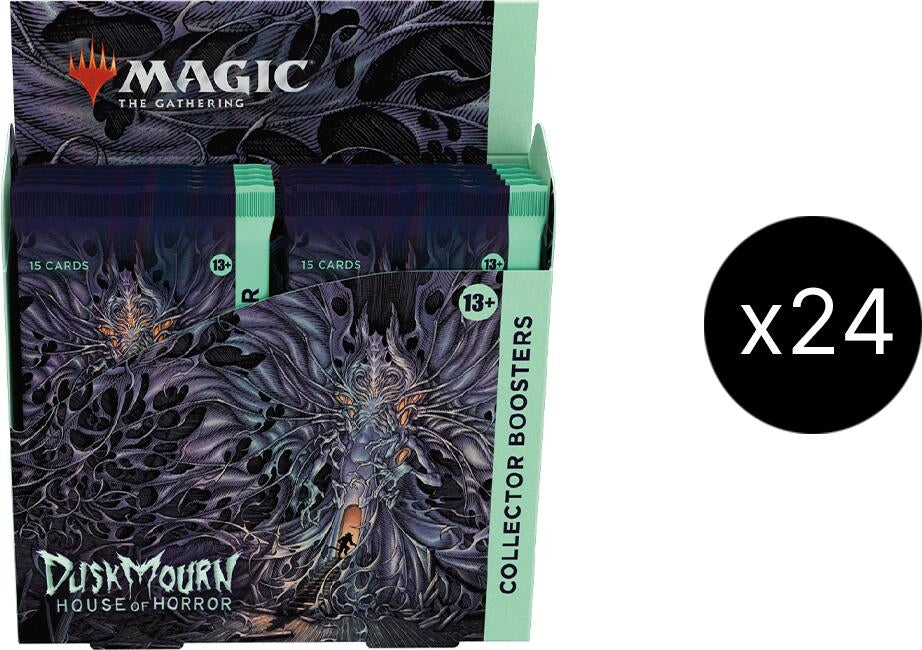 Image for Duskmourn: House of Horror - Collector Booster Display Master Case - Magic: The Gathering