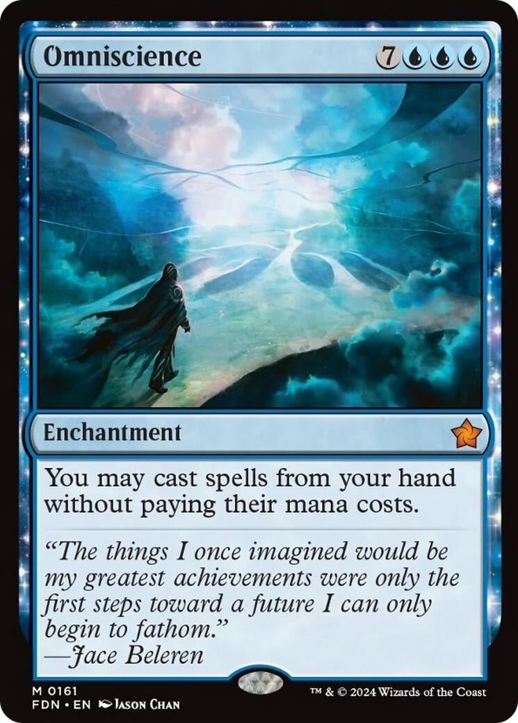 Image for Omniscience (161) (Foil) (Foundations) - Magic: The Gathering