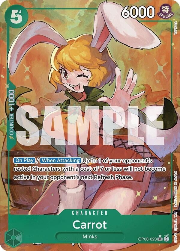 Image for Carrot (023) (Parallel) (OP08-023) (Two Legends) - One Piece Card Game