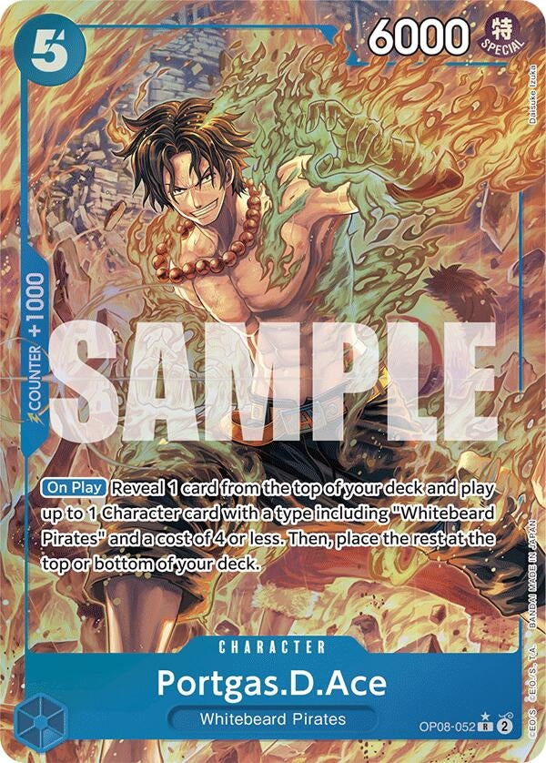 Image for Portgas.D.Ace (Parallel) (OP08-052) (Two Legends) - One Piece Card Game