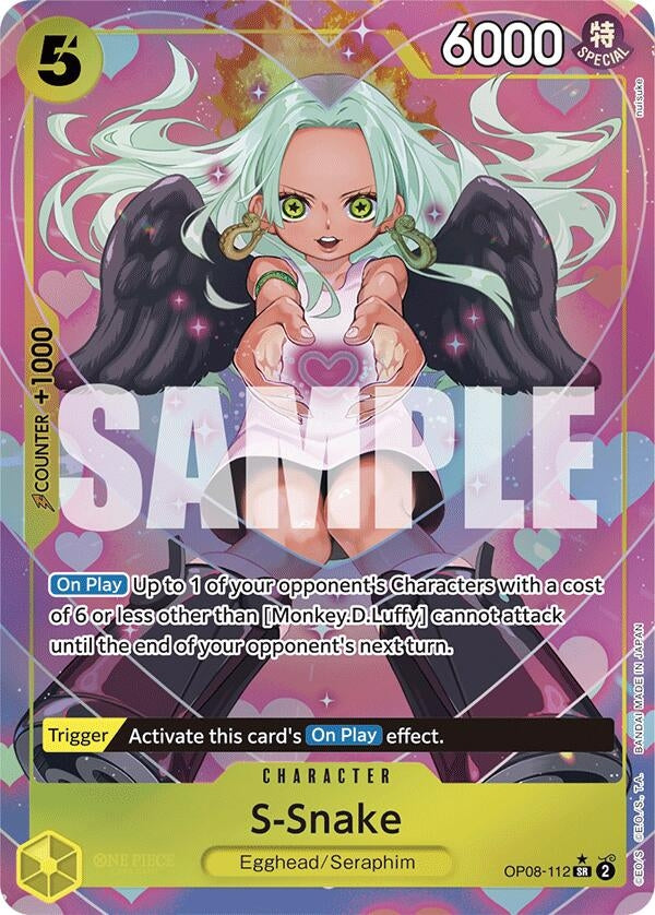 Image for S-Snake (Parallel) (OP08-112) (Two Legends) - One Piece Card Game
