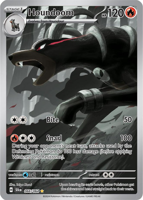 Image for Houndoom (066/064) (SV: Shrouded Fable) - Pokemon