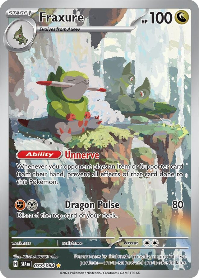 Image for Fraxure (077/064) (SV: Shrouded Fable) - Pokemon