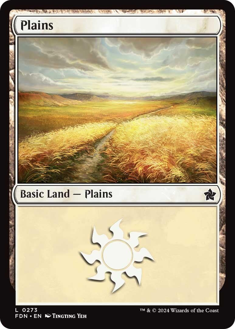 Image for Plains (0273) (273) (Foil) (Foundations) - Magic: The Gathering