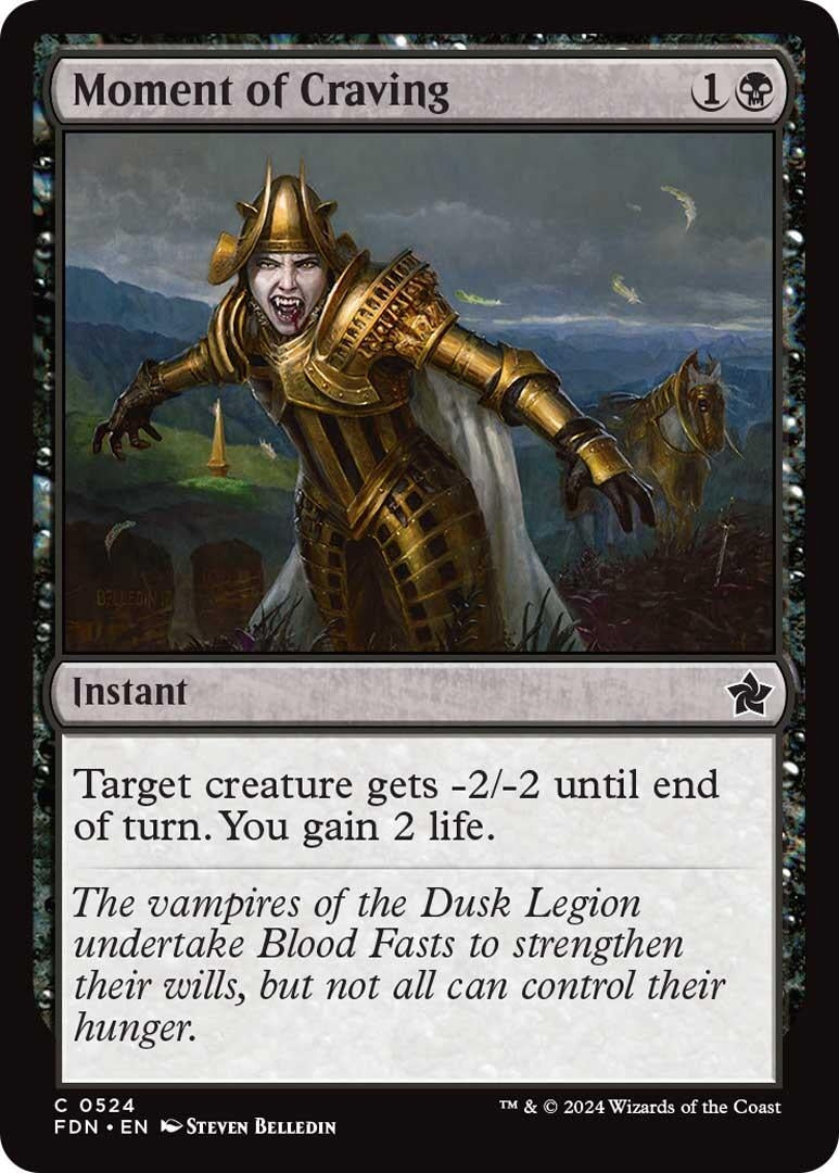 Image for Moment of Craving (524) (Foundations) - Magic: The Gathering