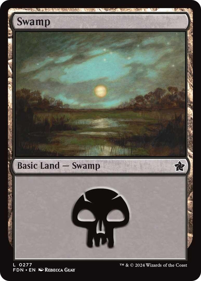 Image for Swamp (0277) (277) (Foil) (Foundations) - Magic: The Gathering
