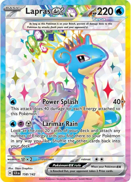 Image for Lapras ex (158/142) (SCR) - Pokemon