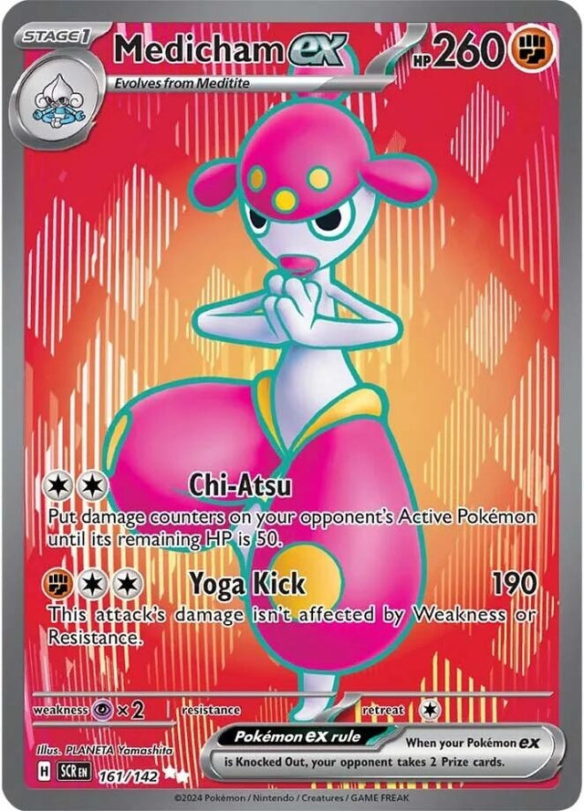Image for Medicham ex (161/142) (SV07: Stellar Crown) - Pokemon