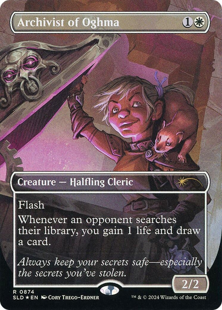 Archivist of Oghma (Rainbow Foil) (874) (Foil) (Secret Lair Drop Series)
