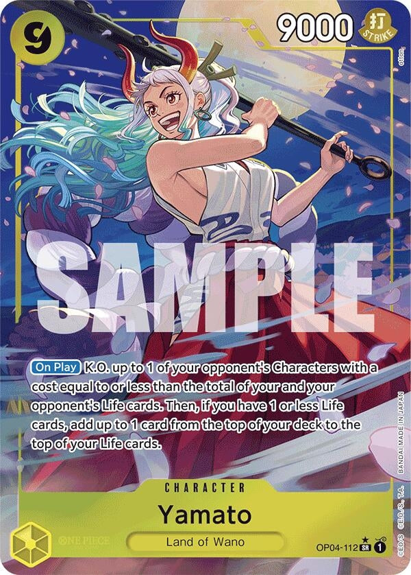 Image for Yamato (OP04-112) (Alternate Art) (OP04-112) (Foil) (Premium Booster -The Best-) - One Piece Card Game