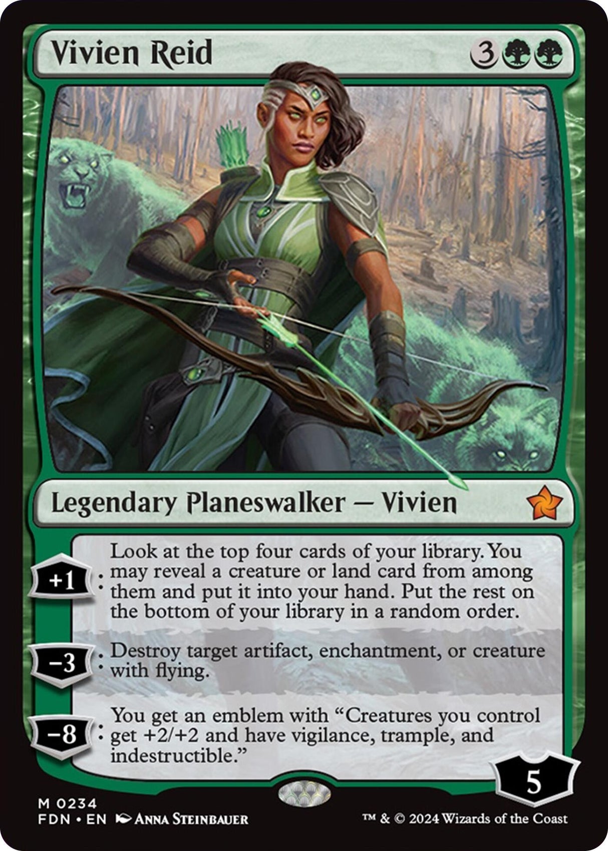 Image for Vivien Reid (234) (Foil) (Foundations) - Magic: The Gathering