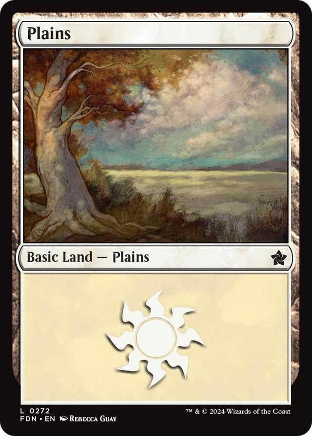 Image for Plains (0272) (272) (Foil) (Foundations) - Magic: The Gathering