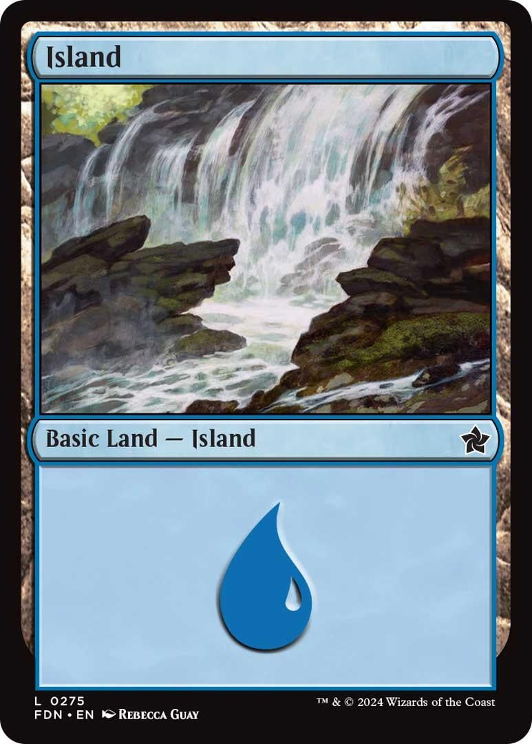 Image for Island (0275) (275) (Foil) (Foundations) - Magic: The Gathering