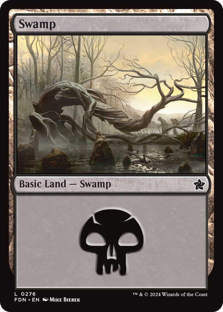 Image for Swamp (0276) (276) (Foil) (Foundations) - Magic: The Gathering