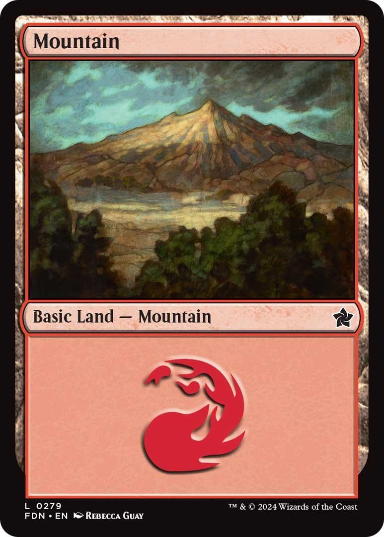 Image for Mountain (0279) (279) (Foil) (Foundations) - Magic: The Gathering
