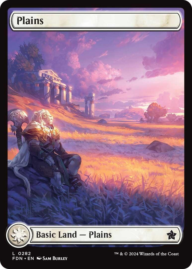 Image for Plains (0282) (282) (Foil) (Foundations) - Magic: The Gathering