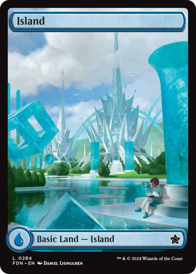 Image for Island (0284) (284) (Foil) (Foundations) - Magic: The Gathering