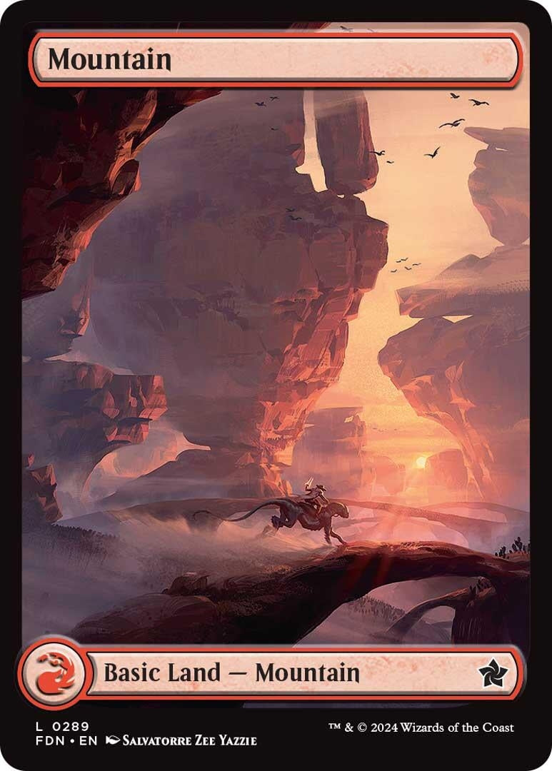 Image for Mountain (0289) (289) (Foil) (Foundations) - Magic: The Gathering