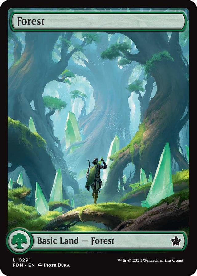 Image for Forest (0291) (291) (Foil) (Foundations) - Magic: The Gathering