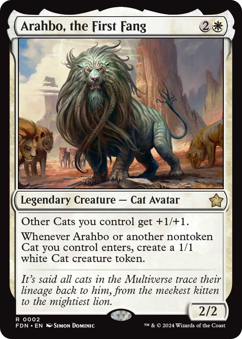 Arahbo, the First Fang (2) (Foil) (Foundations)