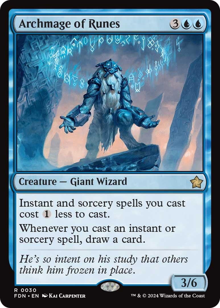 Image for Archmage of Runes (30) (Foil) (Foundations) - Magic: The Gathering