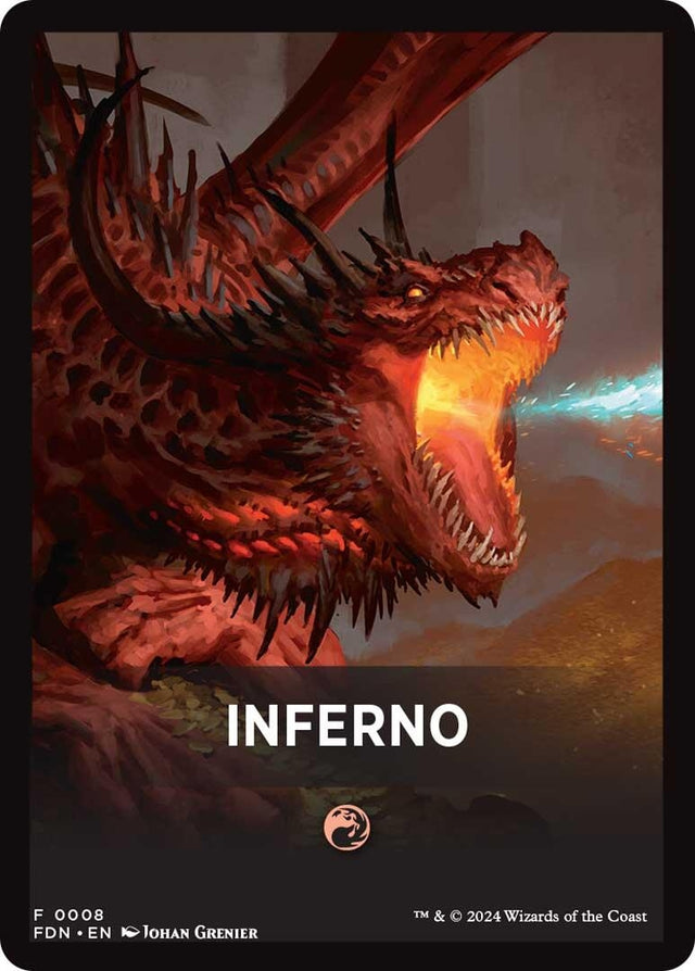 Image for Inferno Theme Card (8) (Foundations) - Magic: The Gathering