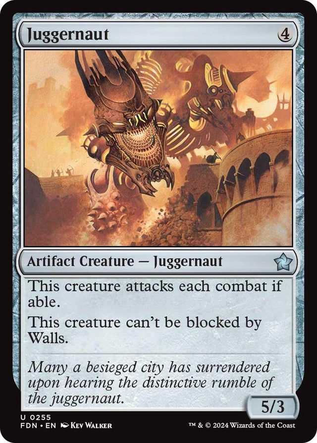 Image for Juggernaut (255) (Foil) (Foundations) - Magic: The Gathering