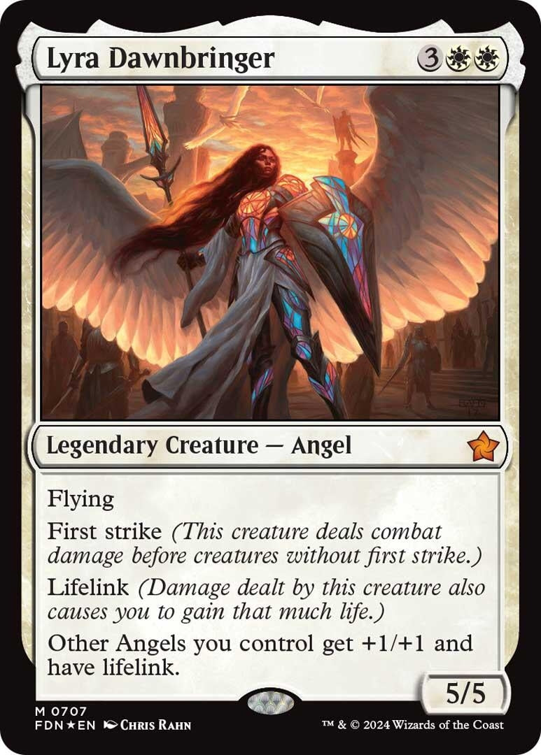 Image for Lyra Dawnbringer (0707) (707) (Foundations) - Magic: The Gathering