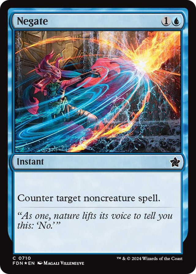 Image for Negate (710) (Foil) (Foundations) - Magic: The Gathering
