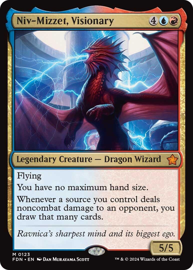 Image for Niv-Mizzet, Visionary (123) (Foil) (Foundations) - Magic: The Gathering