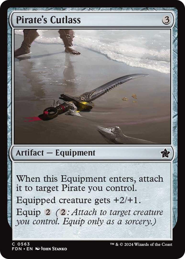 Image for Pirate's Cutlass (563) (Foundations) - Magic: The Gathering