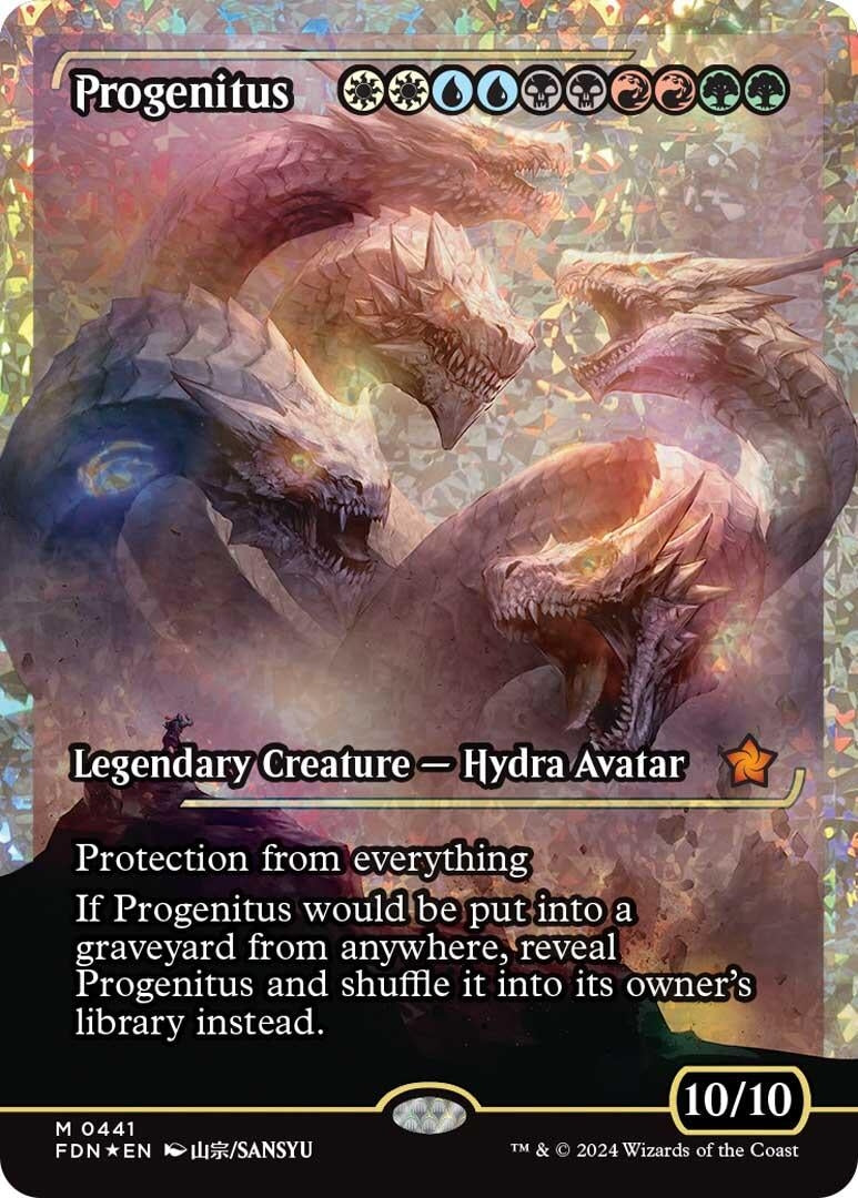 Image for Progenitus (Showcase) (Fracture Foil) (441) (Foil) (Foundations) - Magic: The Gathering