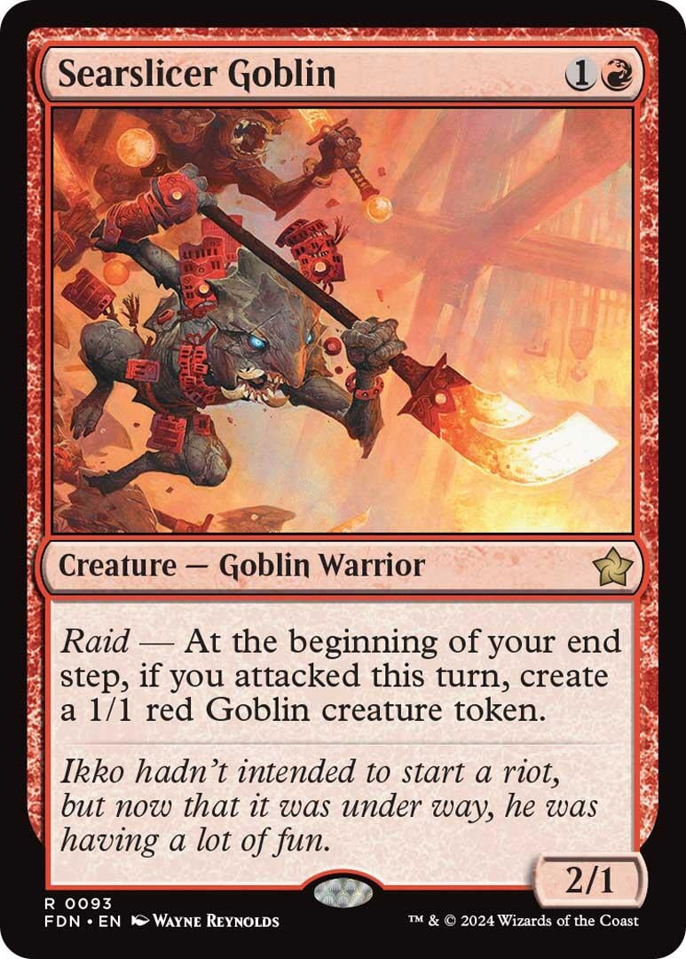 Image for Searslicer Goblin (93) (Foil) (Foundations) - Magic: The Gathering