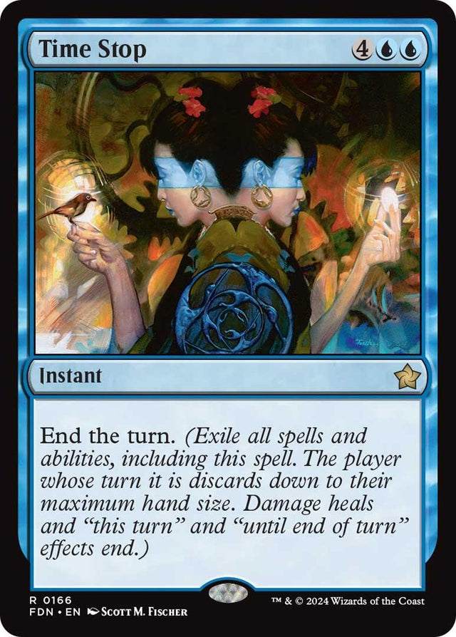 Image for Time Stop (166) (Foil) (Foundations) - Magic: The Gathering